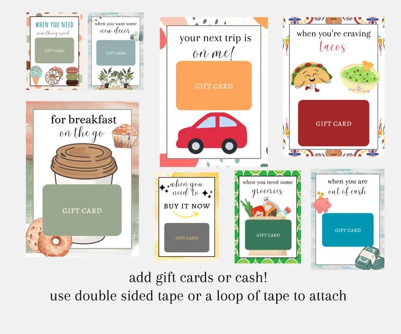 Christmas Gift Card -Book -Surprises On Every Page Hardcover & Durability Line