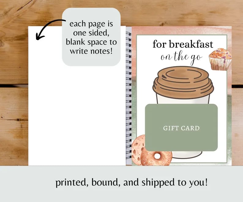 Christmas Gift Card -Book -Surprises On Every Page Hardcover & Durability Line